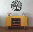 Enfilade Jaune Safran et Bois